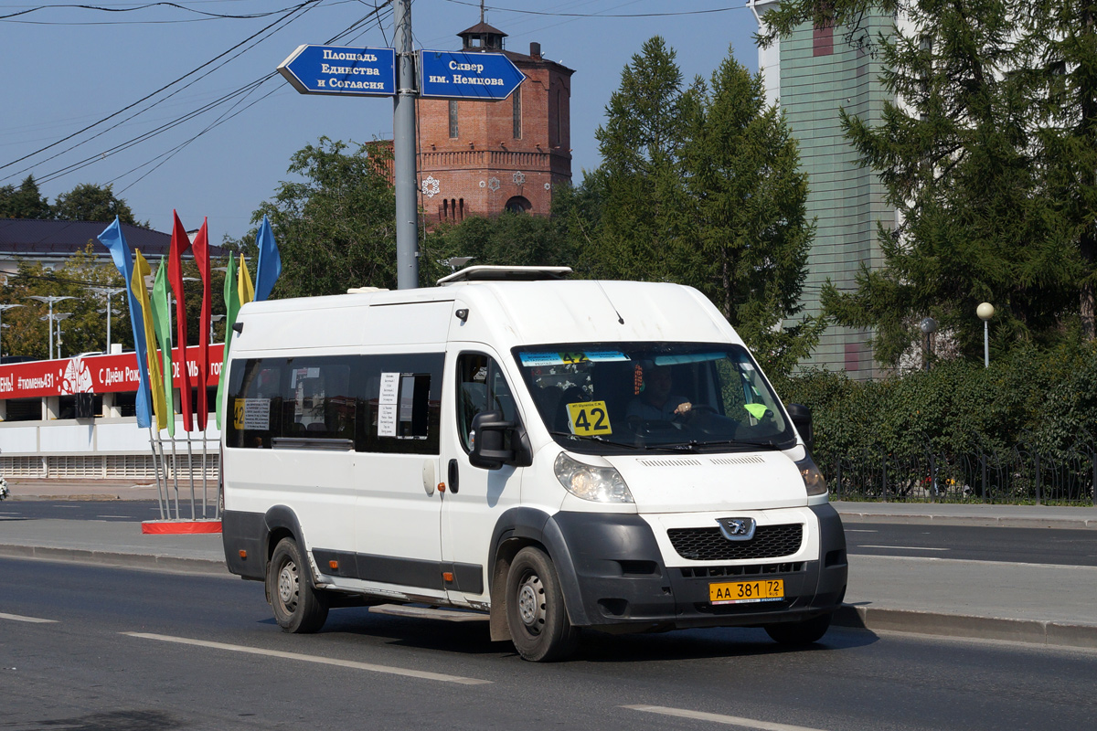 Тюменская область, Нижегородец-2227SK (Peugeot Boxer) № АА 381 72