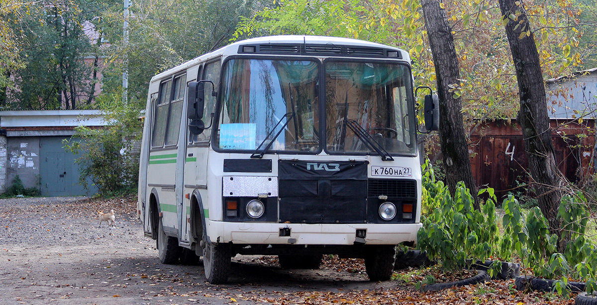 Хабаровский край, ПАЗ-32051-110 № К 760 НА 27