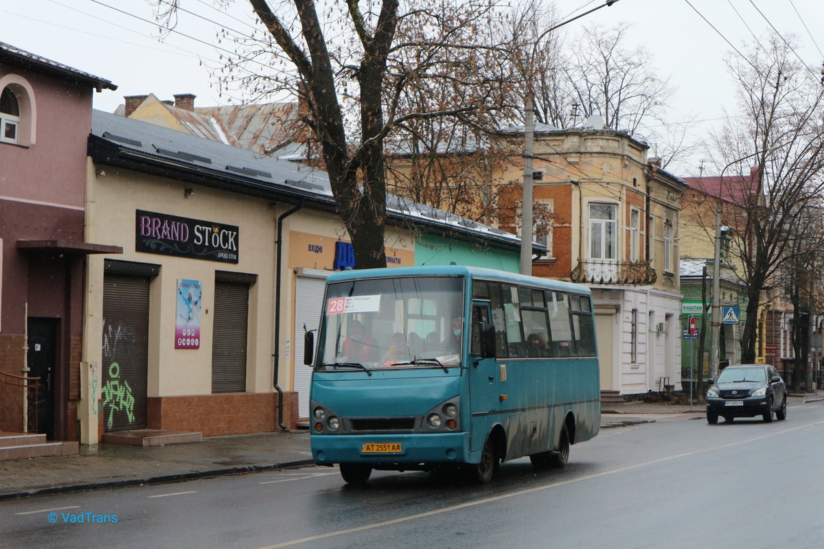 Ивано-Франковская область, I-VAN A07A1 № AT 2551 AA