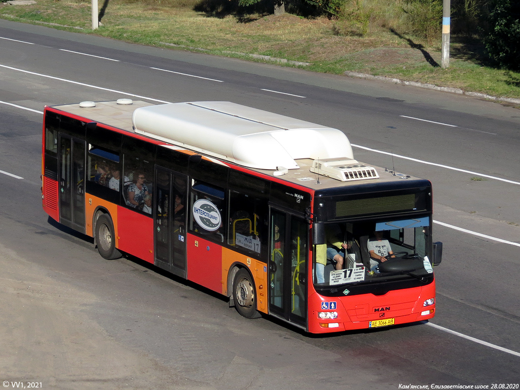 Днепропетровская область, MAN A21 Lion's City NL313 CNG № AE 3066 AB