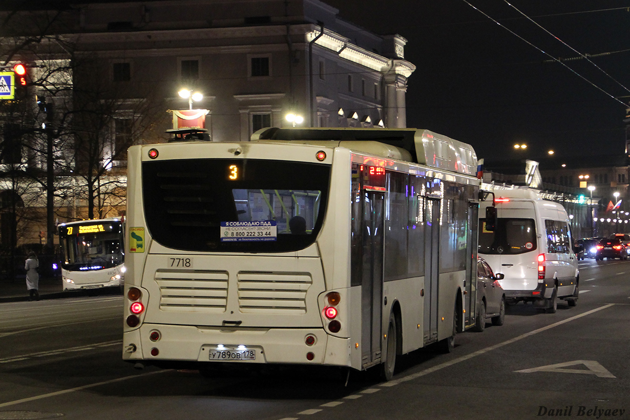 Санкт-Петербург, Volgabus-5270.G2 (CNG) № 7718