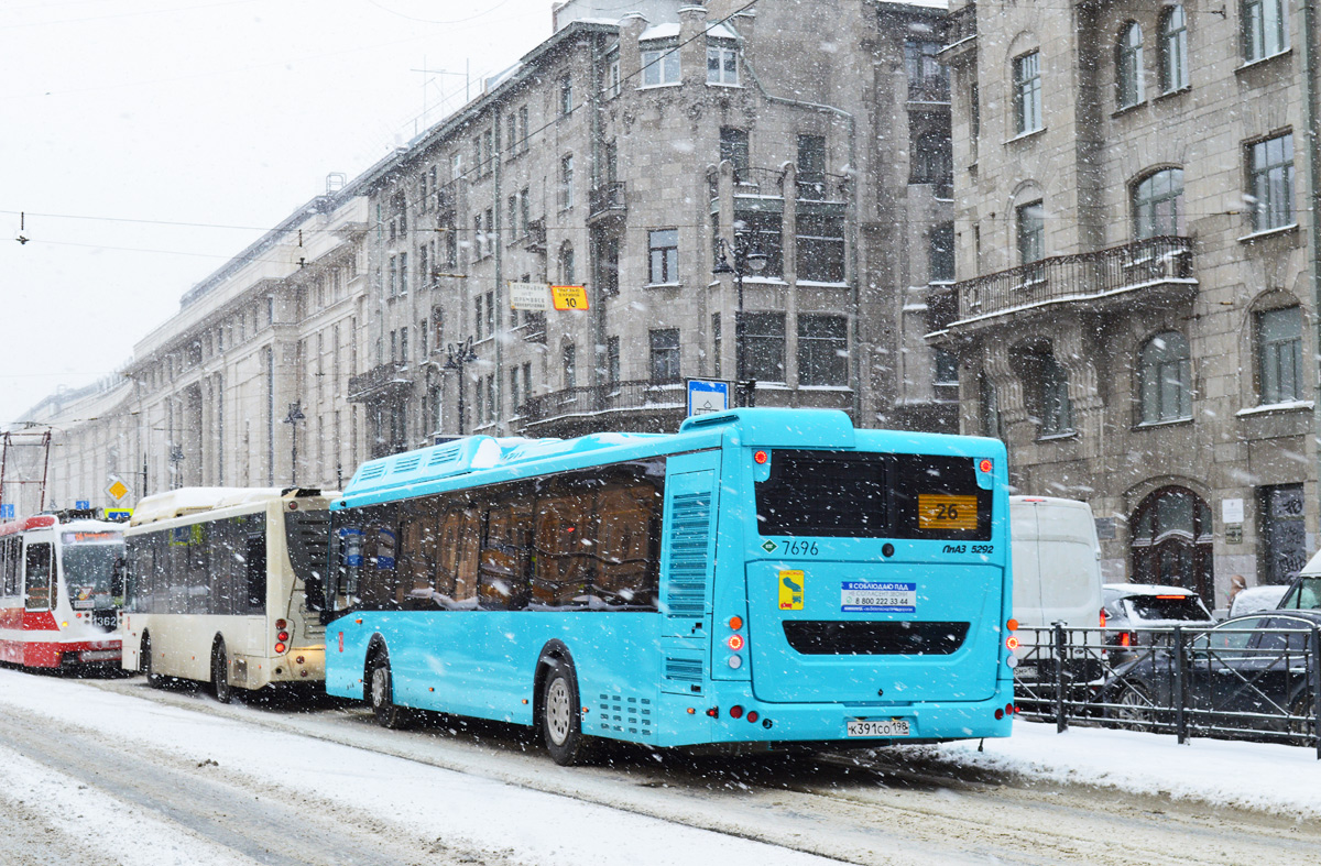 Санкт-Петербург, ЛиАЗ-5292.67 (CNG) № 7696