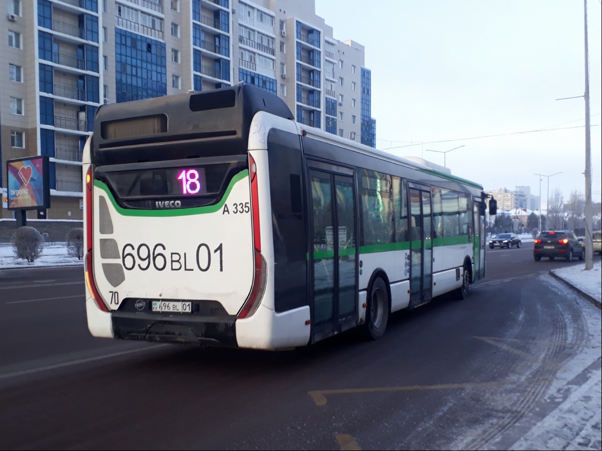 Астана, IVECO Urbanway 12M (СарыаркаАвтоПром) № A335