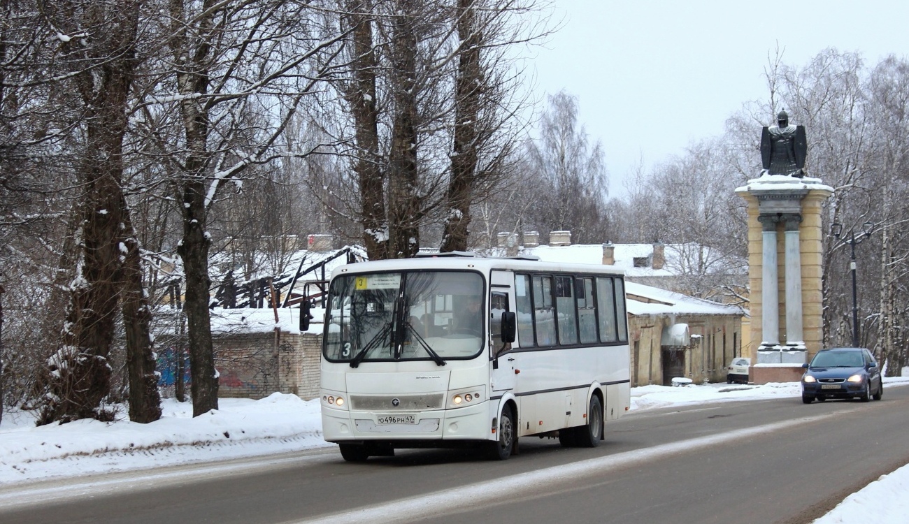 Ленинградская область, ПАЗ-320412-05 "Вектор" № О 496 РН 47