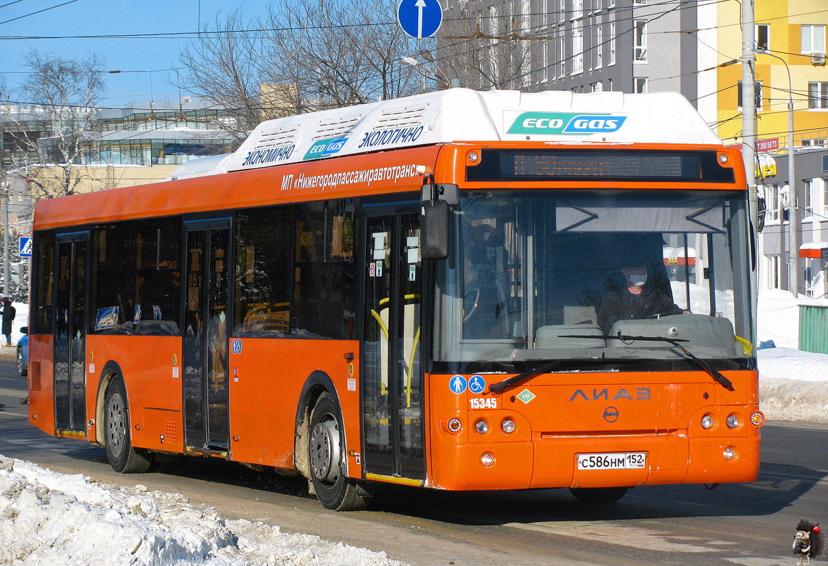 Нижегородская область, ЛиАЗ-5292.67 (CNG) № 15345