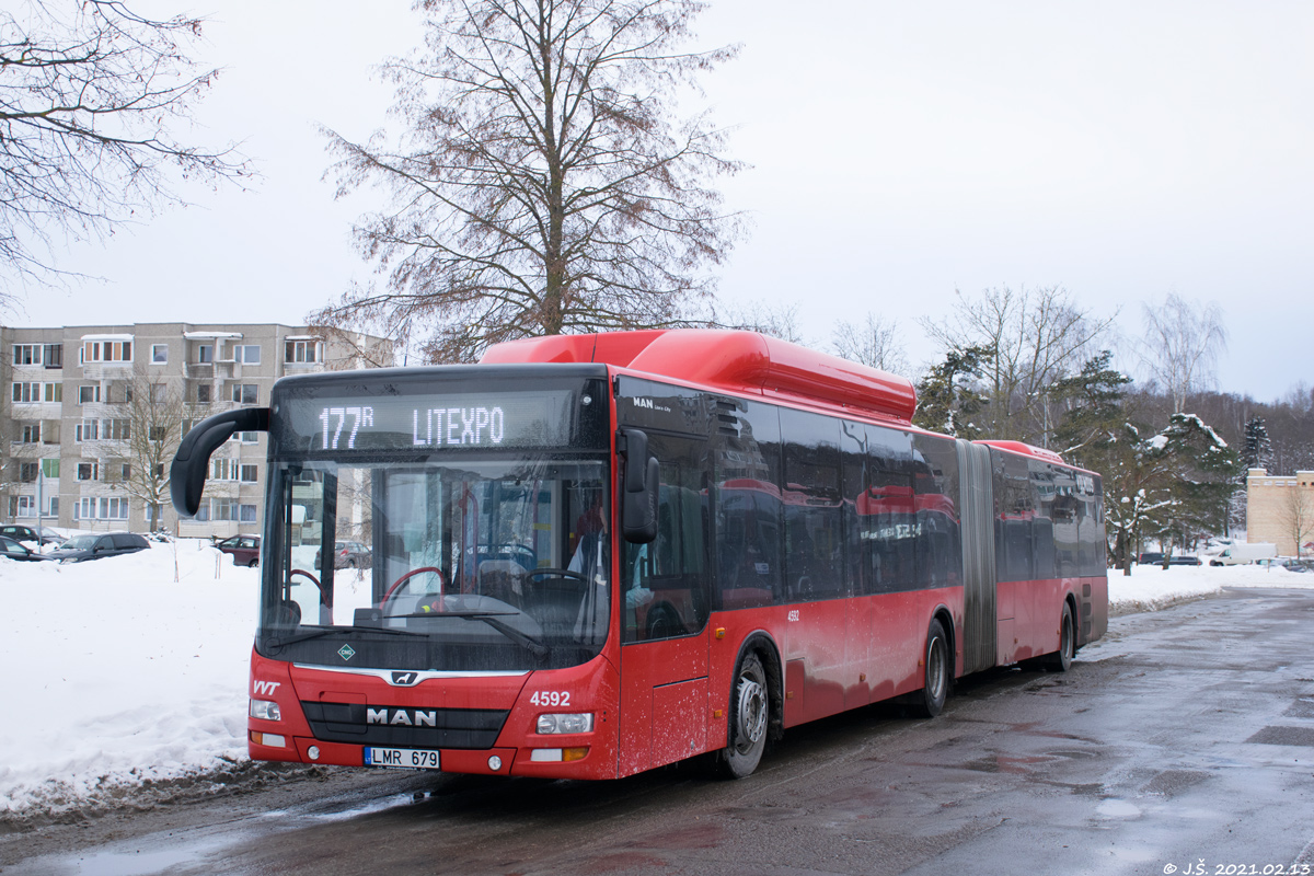 Литва, MAN A23 Lion's City G NG313 CNG № 4592