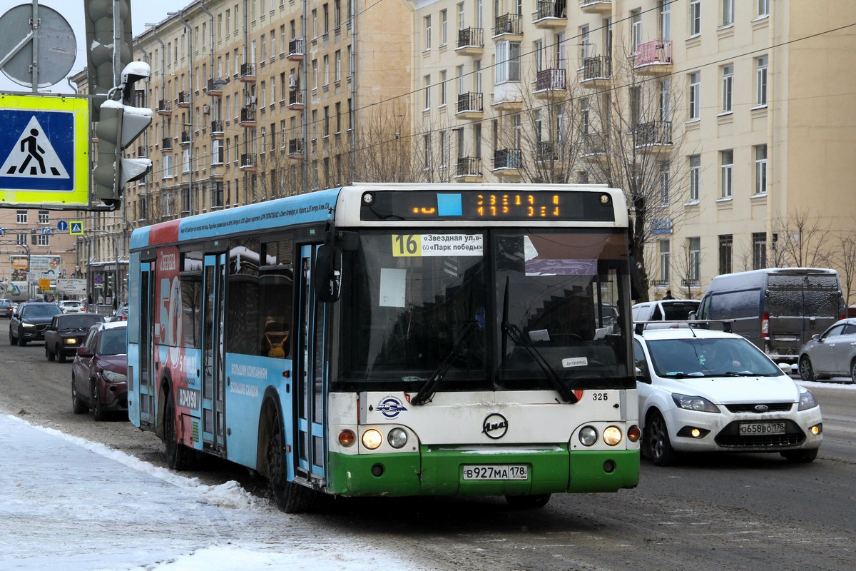 Санкт-Петербург, ЛиАЗ-5292.20 № 325