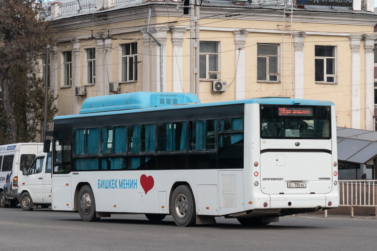 Кыргызстан, Yutong ZK6108HGH № 01 755 AG