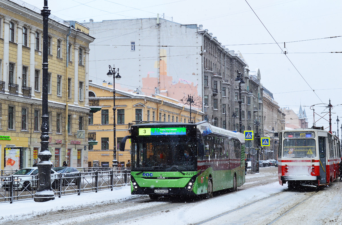 Санкт-Петербург, МАЗ-303.266 № 8299