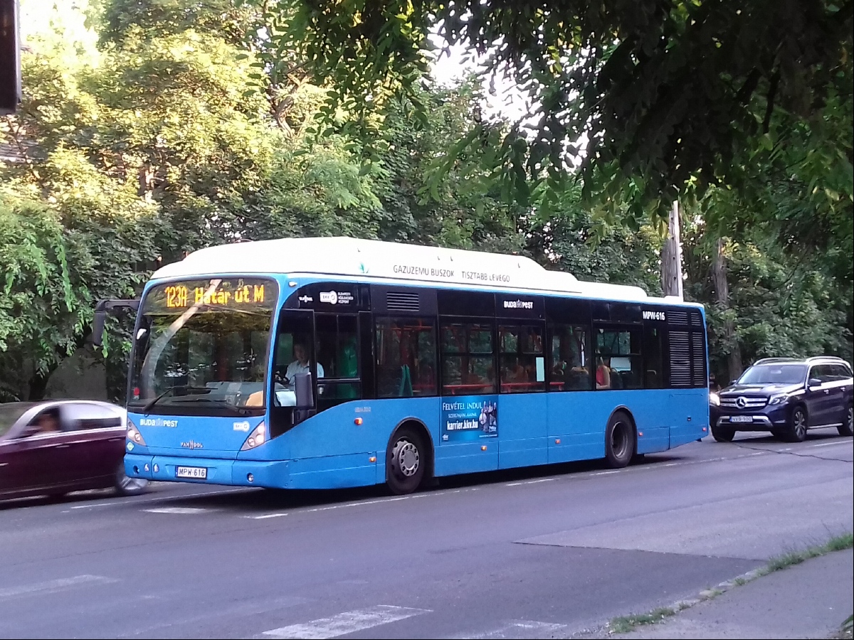 Hungary, Van Hool New A330 CNG # MPW-616