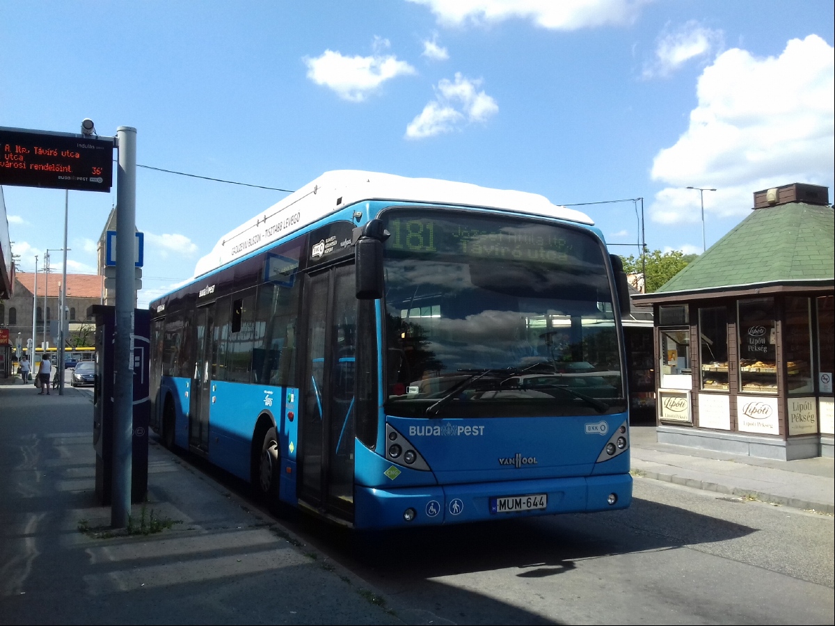 Венгрия, Van Hool New A330 CNG № MUM-644