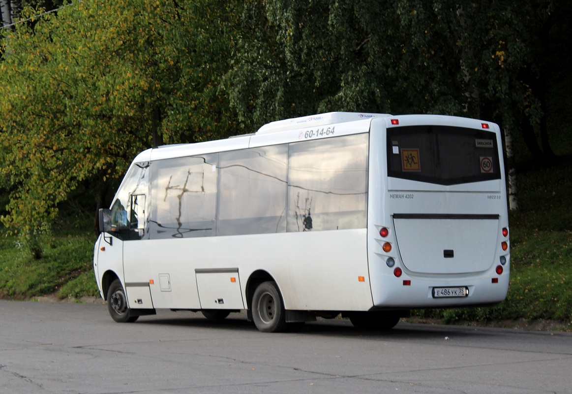 Вологодская область, Неман-420224-11 № Е 486 УК 35