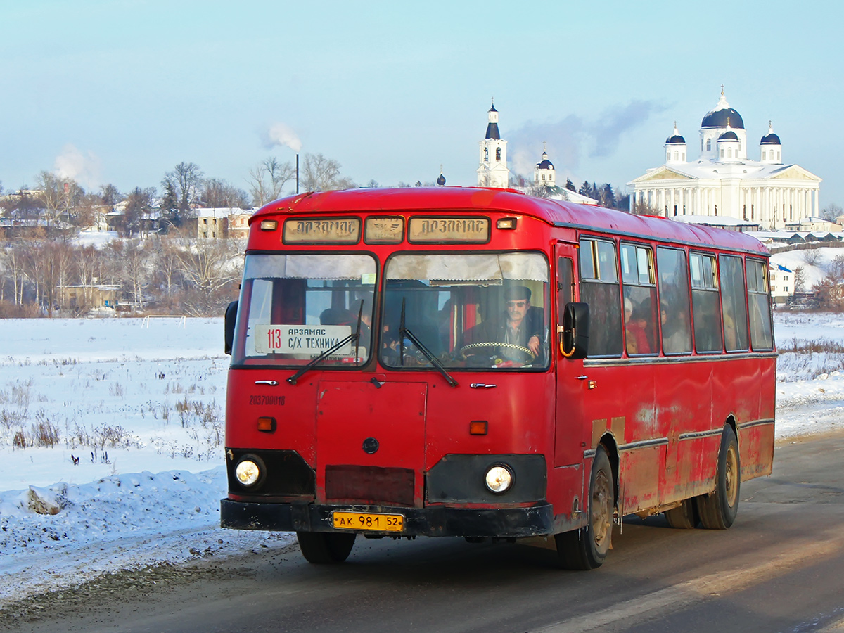 Нижегородская область, ЛиАЗ-677М № АК 981 52