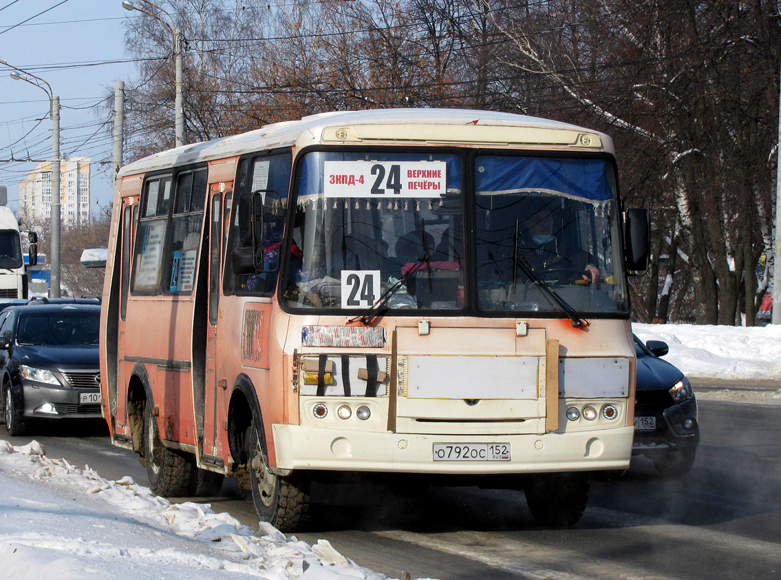 Нижегородская область, ПАЗ-32054 № О 792 ОС 152