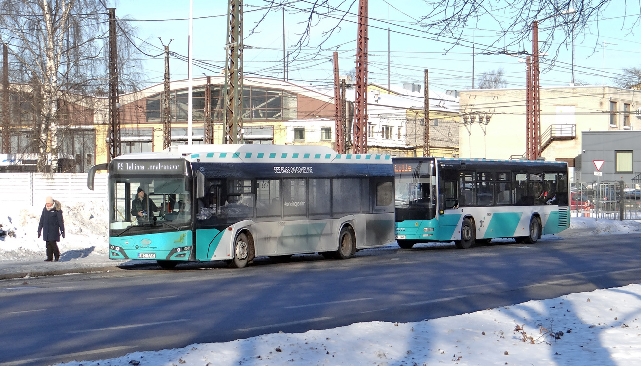 Эстония, Solaris Urbino IV 12 CNG № 3280; Эстония — Harjumaa — Автобусные станции, конечные остановки, площадки, парки, разное