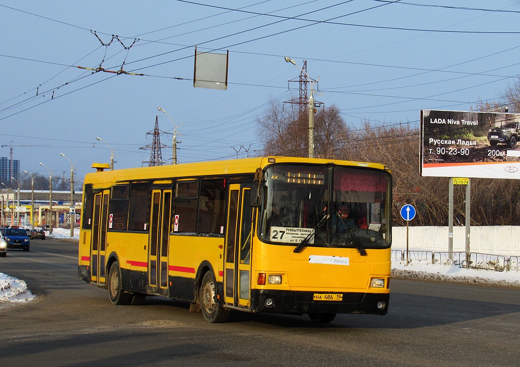 Удмуртия, ЛиАЗ-5256.53 № НА 486 18