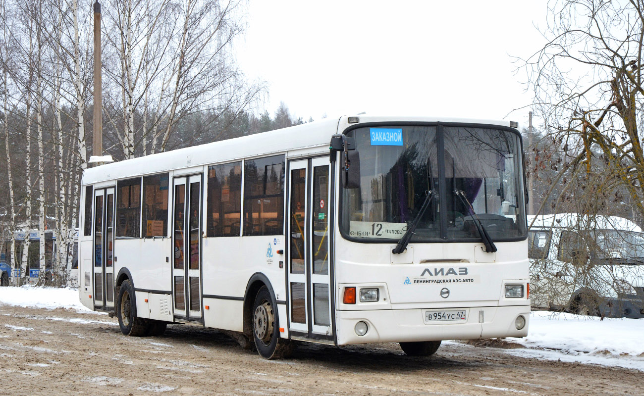 Obwód leningradzki, LiAZ-5256.60 Nr В 954 УС 47