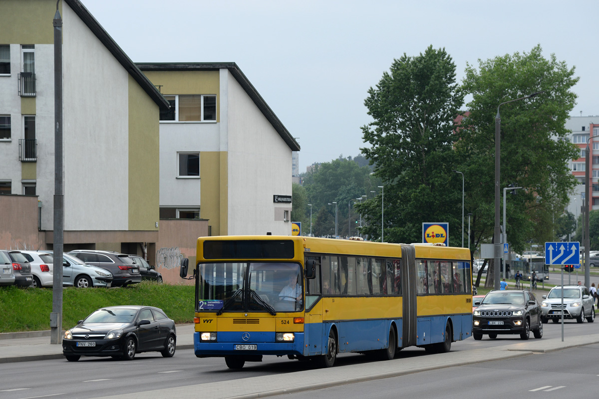 Литва, Mercedes-Benz O405G № 524