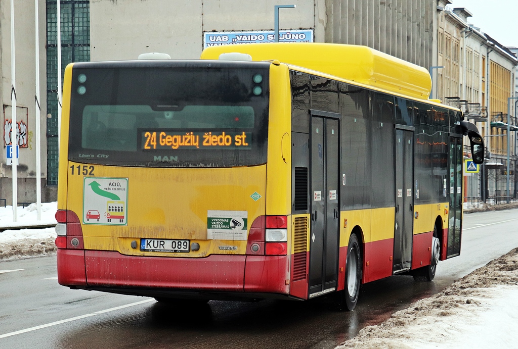 Литва, MAN A21 Lion's City NL273 CNG № 1152