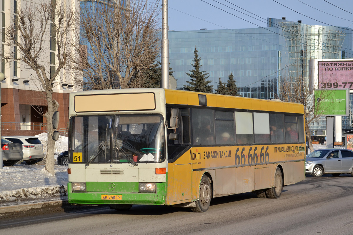 Тюменская область, Mercedes-Benz O405 № АЕ 748 72