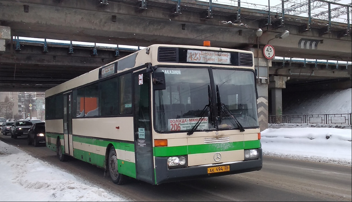 Вологодская область, Mercedes-Benz O407 № АК 494 35