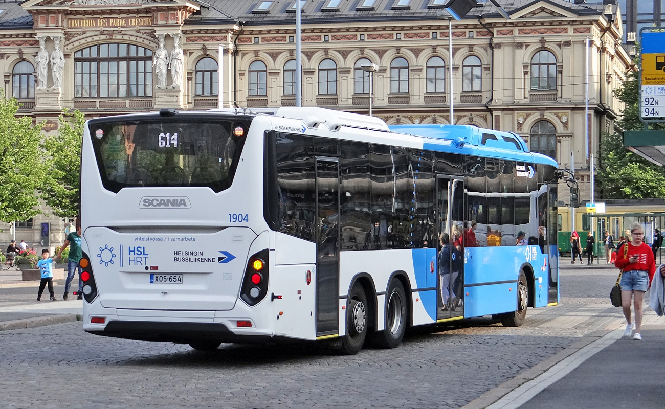 Финляндия, Scania Citywide LE Suburban № 1904