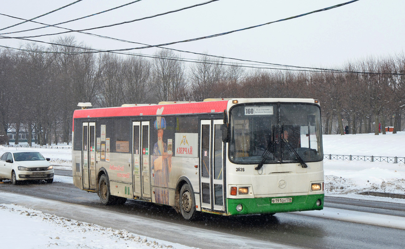 Санкт-Петербург, ЛиАЗ-5293.60 № 3626