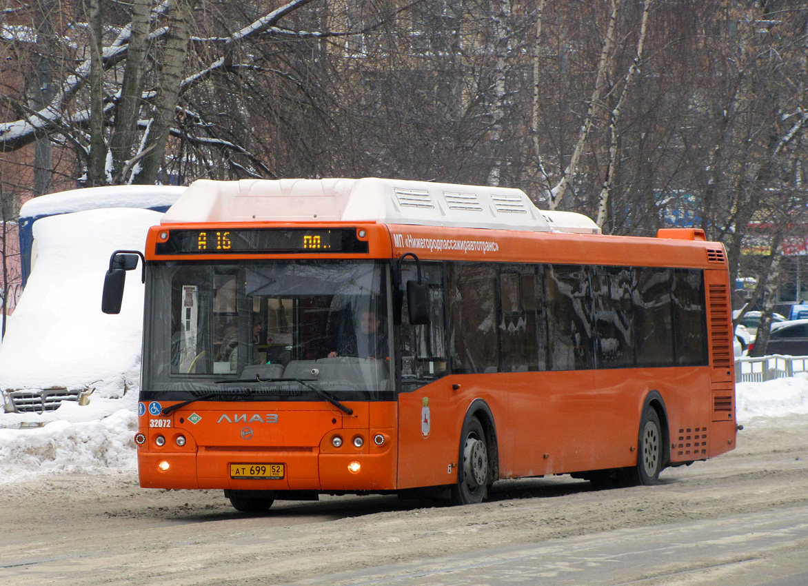 Нижегородская область, ЛиАЗ-5292.67 (CNG) № 32072