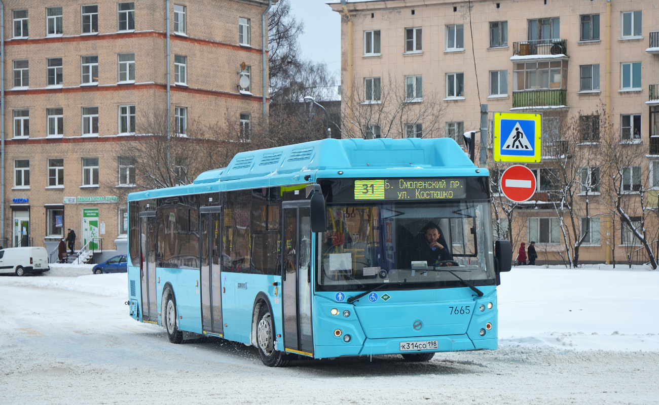 Санкт-Петербург, ЛиАЗ-5292.67 (CNG) № 7665