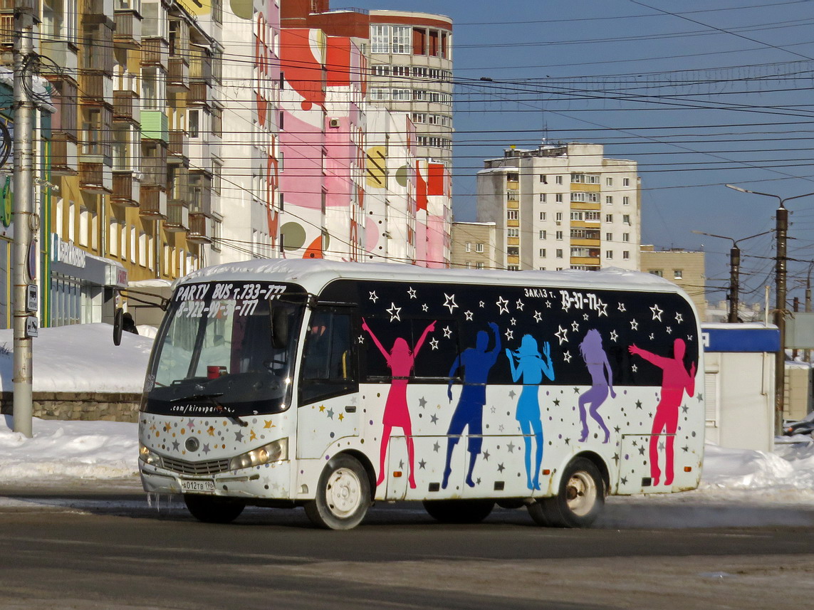 Кировская область, Yutong ZK6737D № А 012 ТВ 196