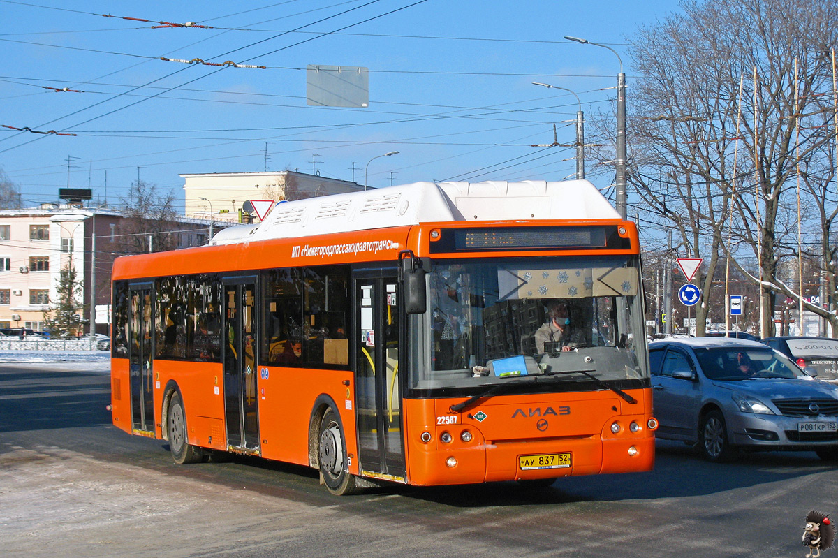 Нижегородская область, ЛиАЗ-5292.67 (CNG) № 21587