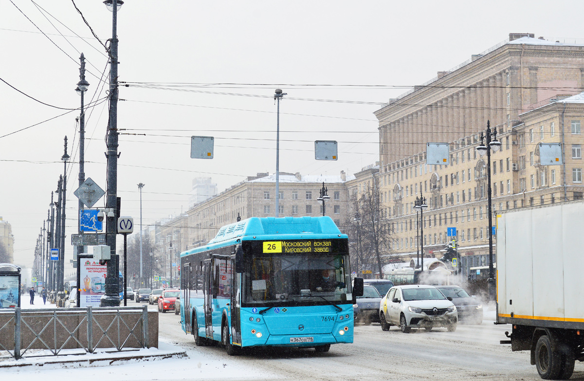 Санкт-Петербург, ЛиАЗ-5292.67 (CNG) № 7694