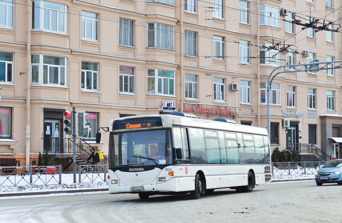 Санкт-Петербург, Scania OmniLink I (Скания-Питер) № 7424