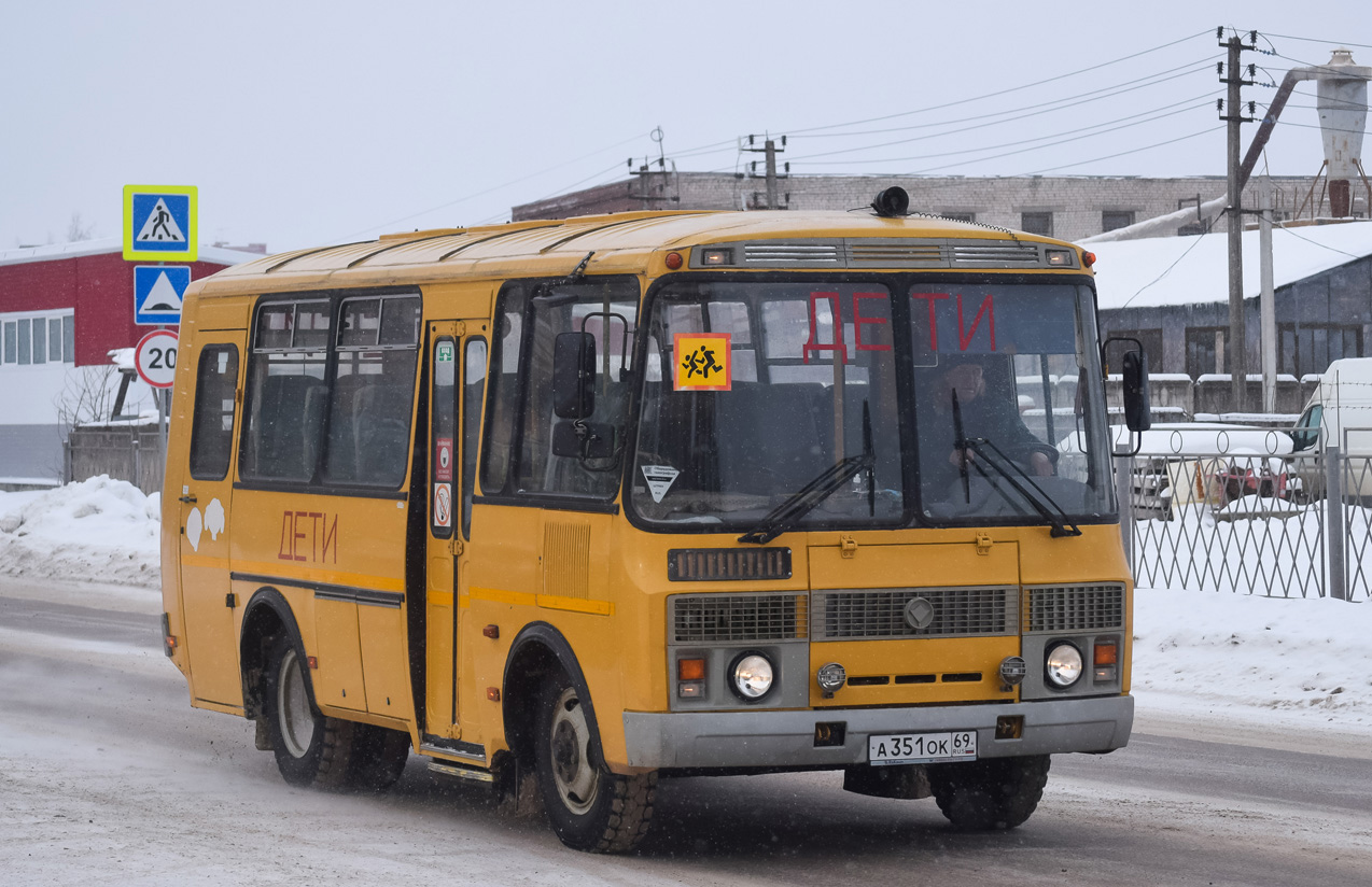 Тверская область, ПАЗ-32053-70 № А 351 ОК 69