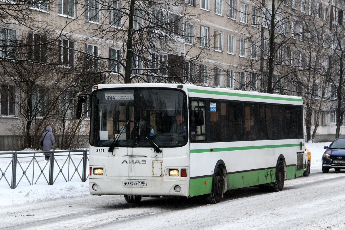 Санкт-Петербург, ЛиАЗ-5293.60 № 3791