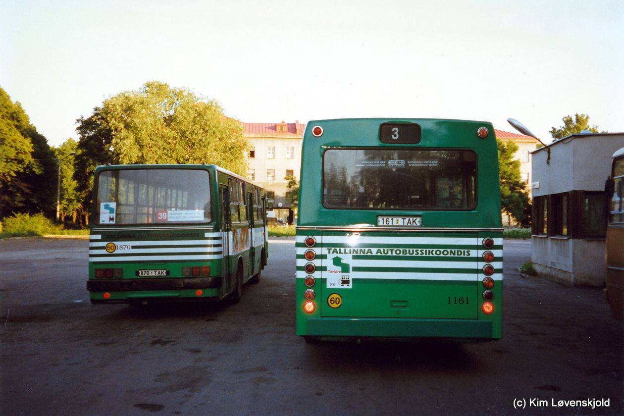 Эстония, Ikarus 260.37 № 1870; Эстония, DAB № 1161; Эстония — Старые фотографии