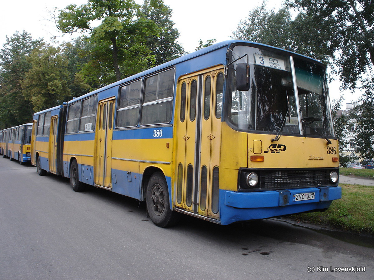 Литва, Ikarus 280.33 № 386