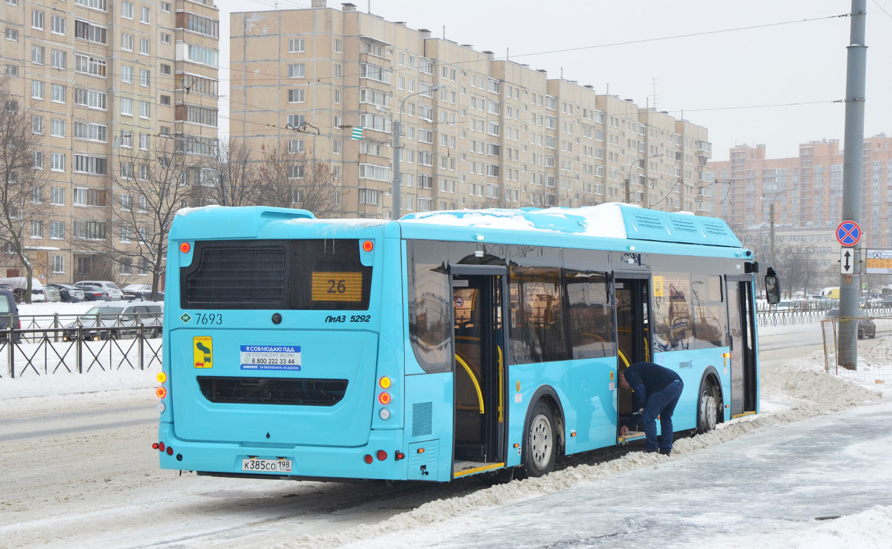 Санкт-Петербург, ЛиАЗ-5292.67 (CNG) № 7693