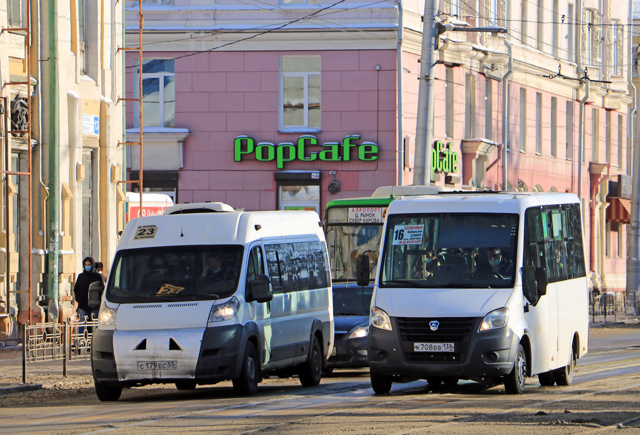 Иркутская область, Нижегородец-2227SK (Peugeot Boxer) № С 179 ЕС 55; Иркутская область, ГАЗ-A64R42 Next № К 708 ВВ 138