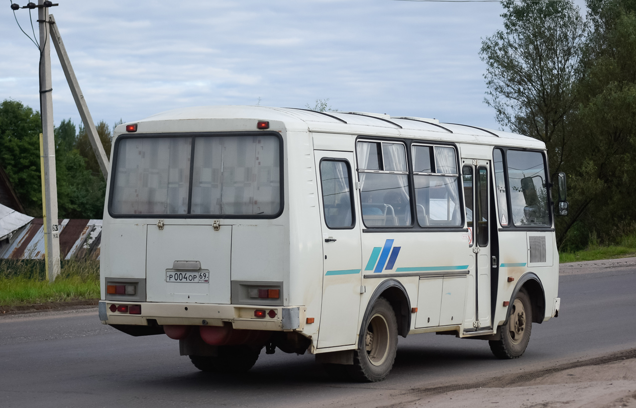 Тверская область, ПАЗ-32053 № Р 004 ОР 69