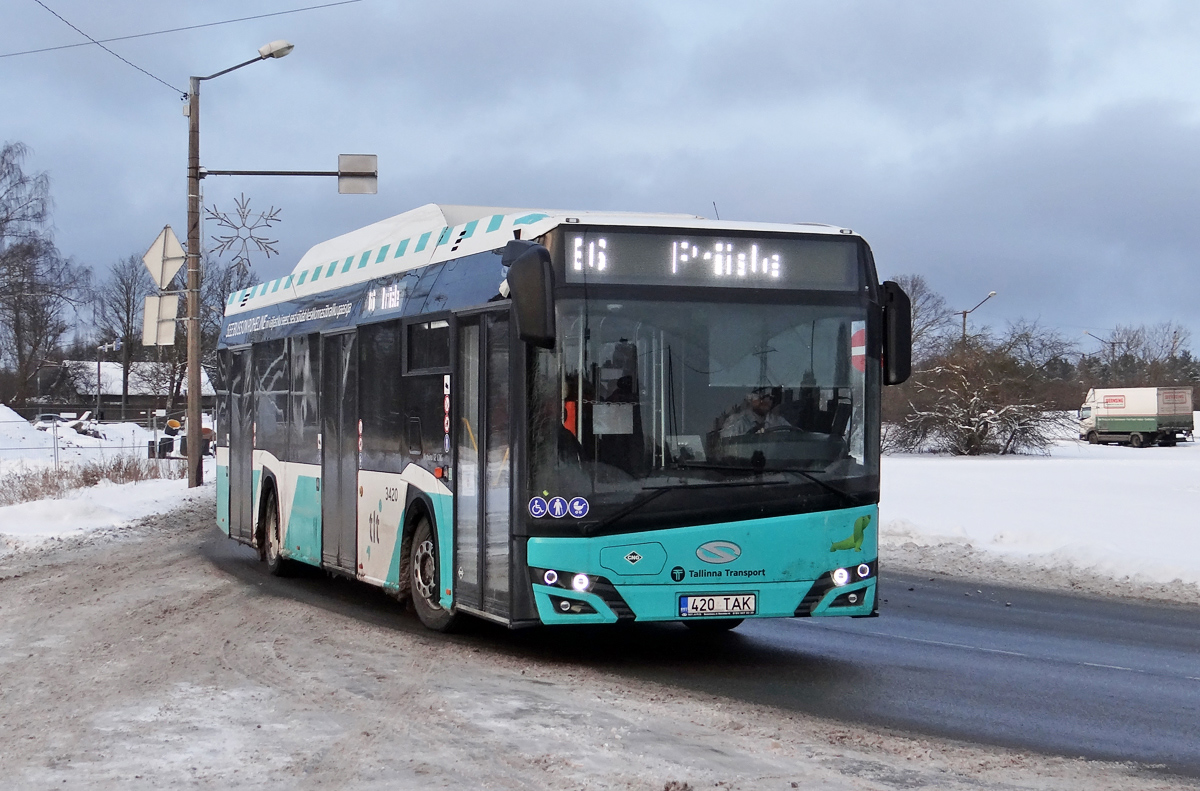 Эстония, Solaris Urbino IV 12 CNG № 3420