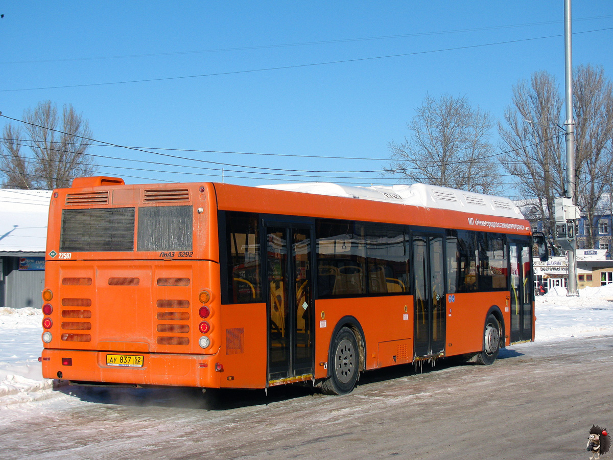 Нижегородская область, ЛиАЗ-5292.67 (CNG) № 21587