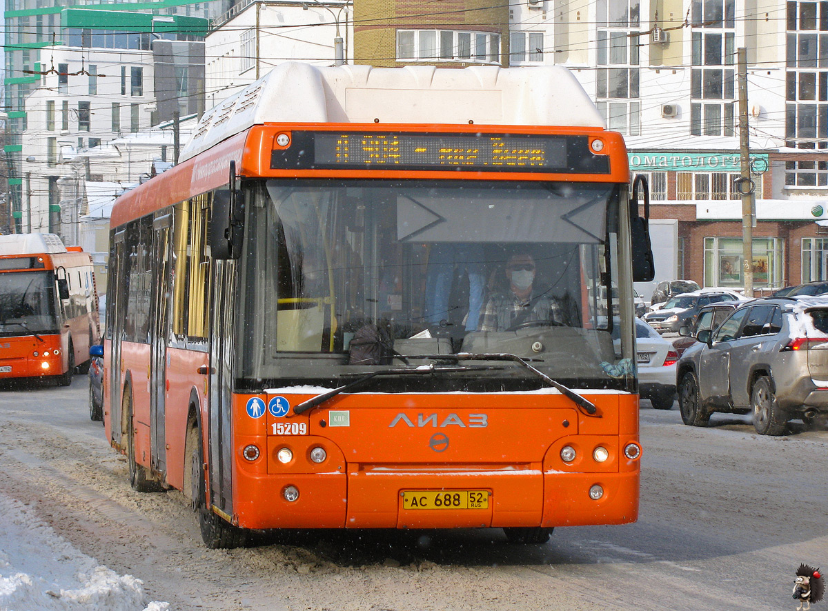 Nizhegorodskaya region, LiAZ-5292.67 (CNG) Nr. 15209