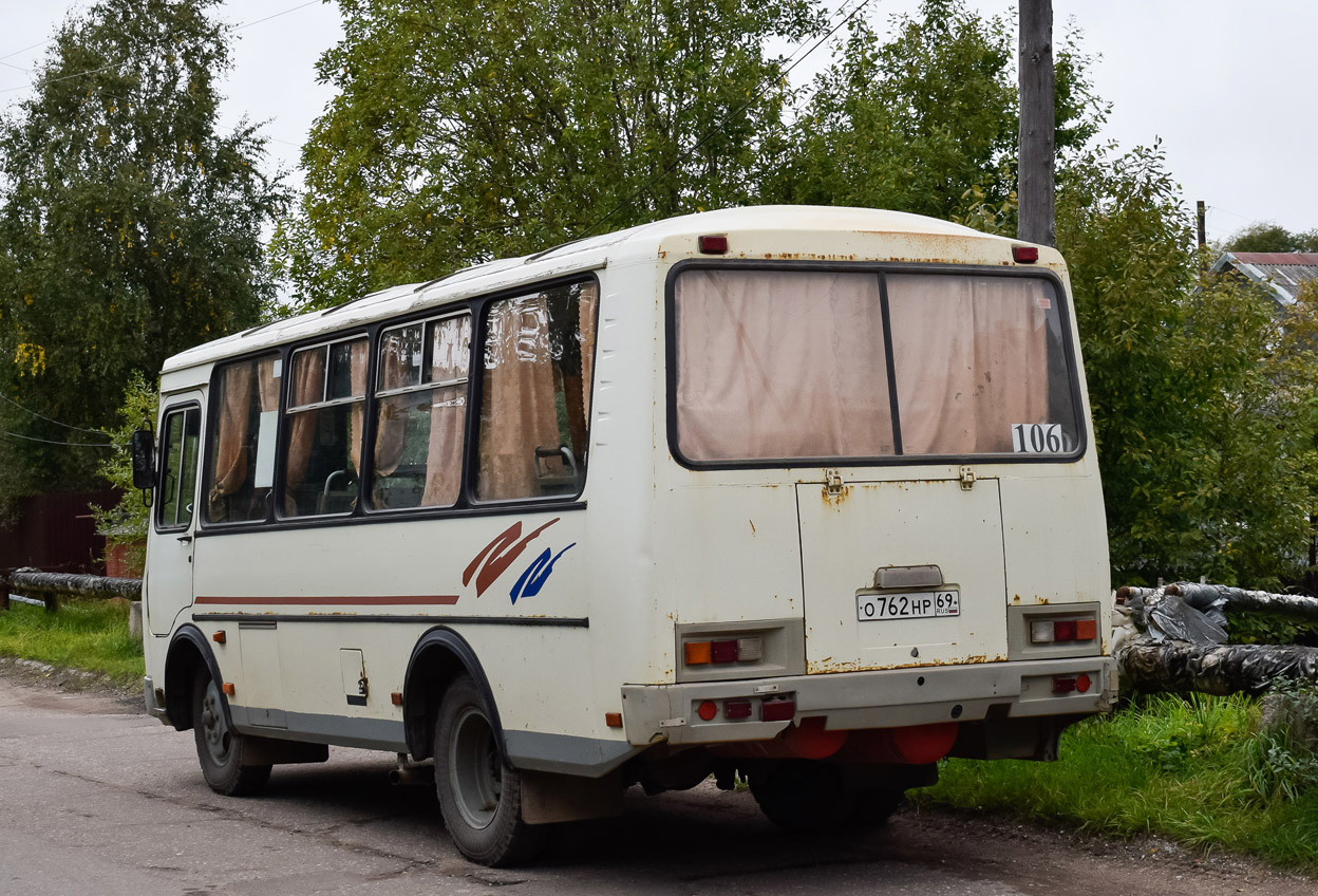 Тверская область, ПАЗ-32054 № О 762 НР 69