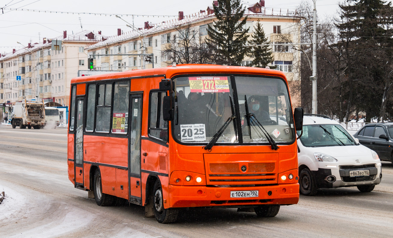 Башкортостан, ПАЗ-320402-05 № Е 102 ЕН 702