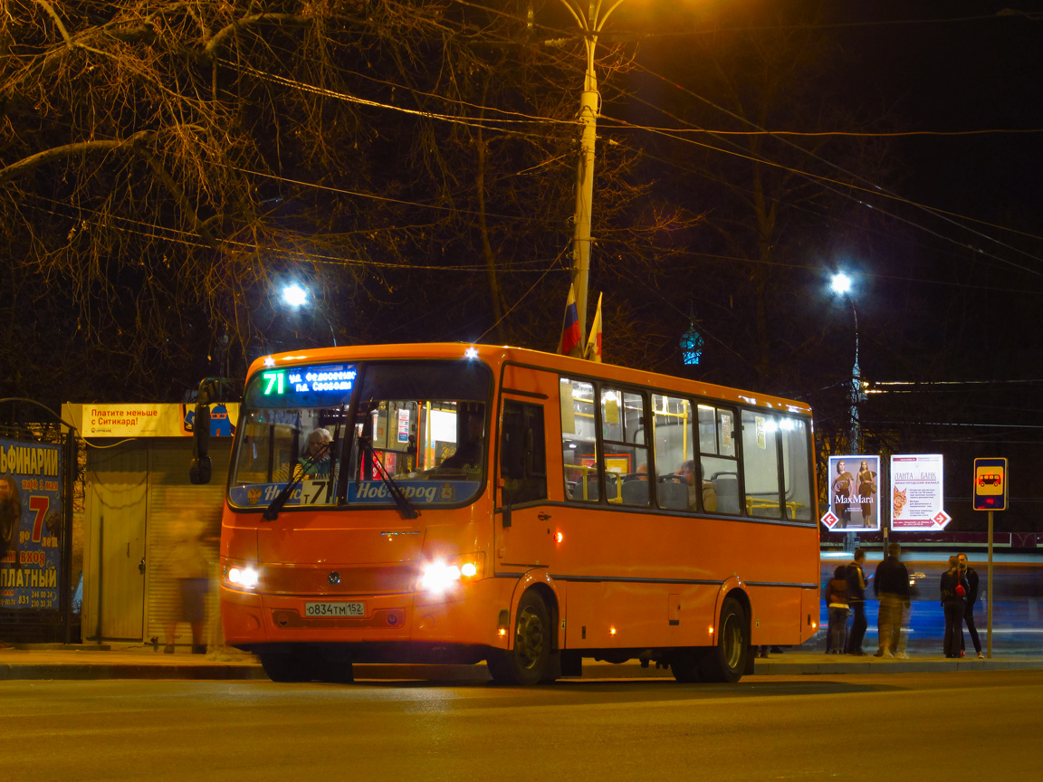 Nizhegorodskaya region, PAZ-320414-05 "Vektor" č. О 834 ТМ 152