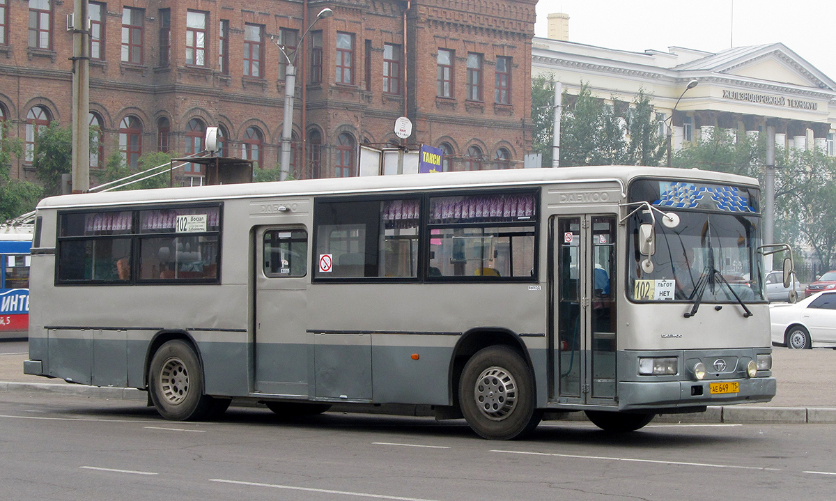 Забайкальский край, Daewoo BS106 Royal City (Busan) № АЕ 649 75