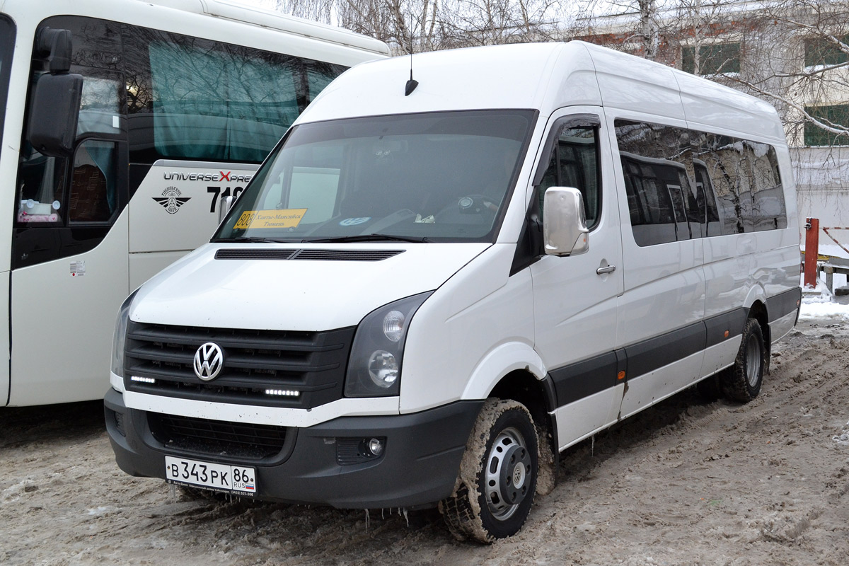 Ханты-Мансийский АО, Volkswagen Crafter № В 343 РК 86