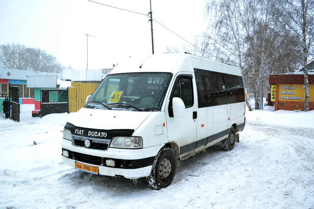 Тюменская область, FIAT Ducato 244 CSMMC-RLL, -RTL № АА 790 72