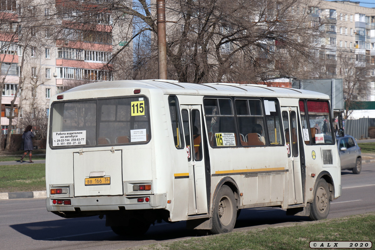 Воронежская область, ПАЗ-4234 № ВВ 166 36